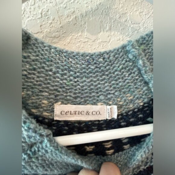 Celtic & Co Fair Isle 100% Pure Wool Knit Multicoloured Sweater - Picture 2 of 7